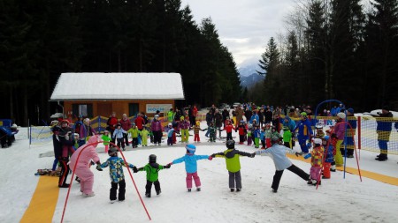 Aufwärmen am Sammelplatz